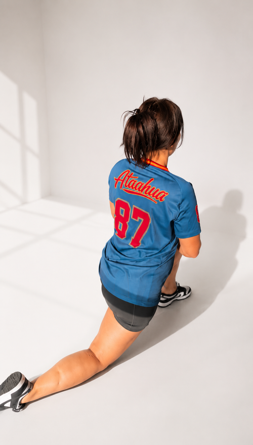 Ataahua 87 Performance Tee Blue