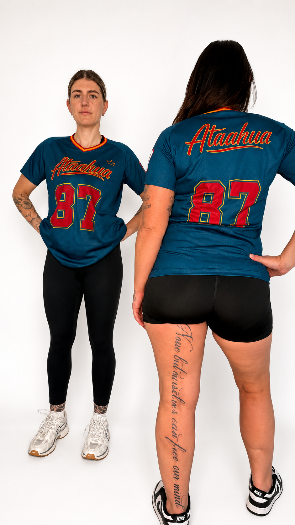 Ataahua 87 Performance Tee Blue